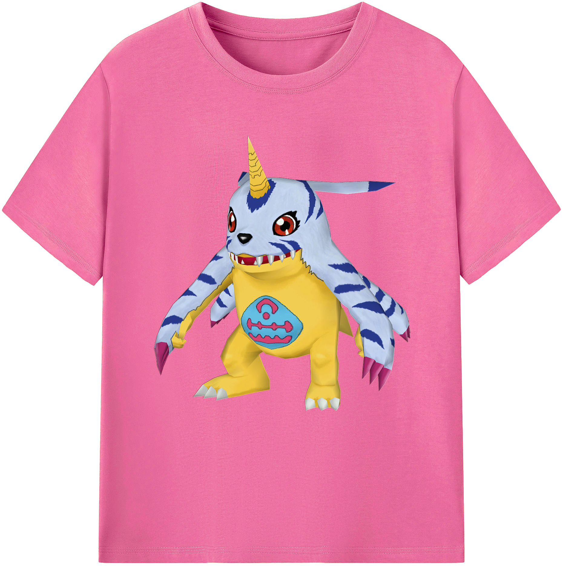 （画像用） Digimon デジタルモンスター/デジモン レディースカジュアルプリントTシャツ（綿100％）